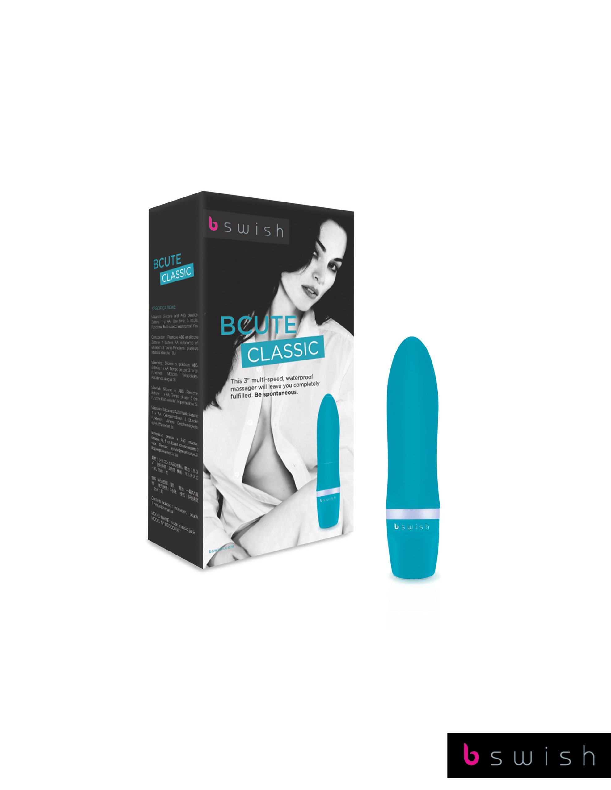 B Swish – BCUTE CLASSIC Vibrator – Turquoise - Afbeelding 2