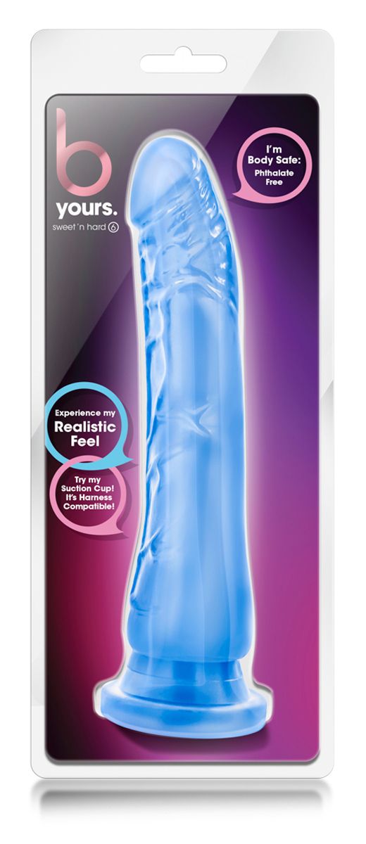 B Yours Sweet 'N Hard Dildo - Blauw - Afbeelding 2