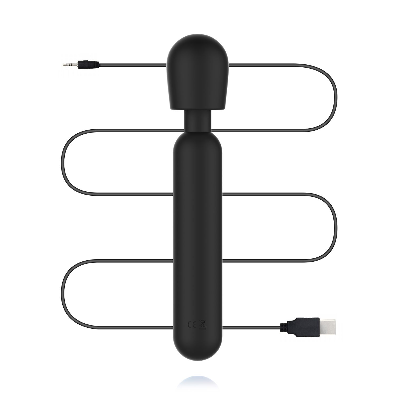 BLAQ - Digitale Wand Vibrator - Zwart - Afbeelding 5
