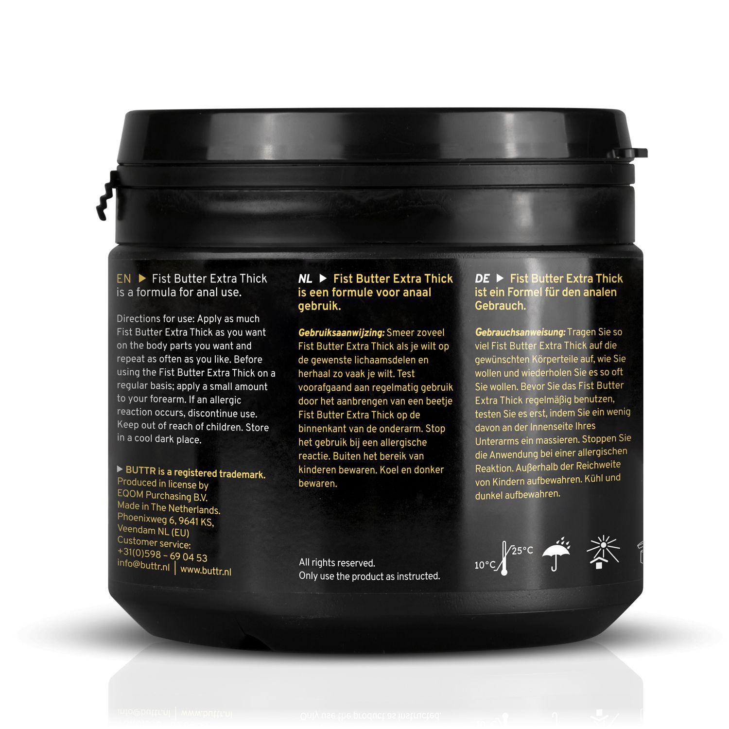 BUTTR - Fisting Balsem Extra Dik - 500 ml - Afbeelding 4