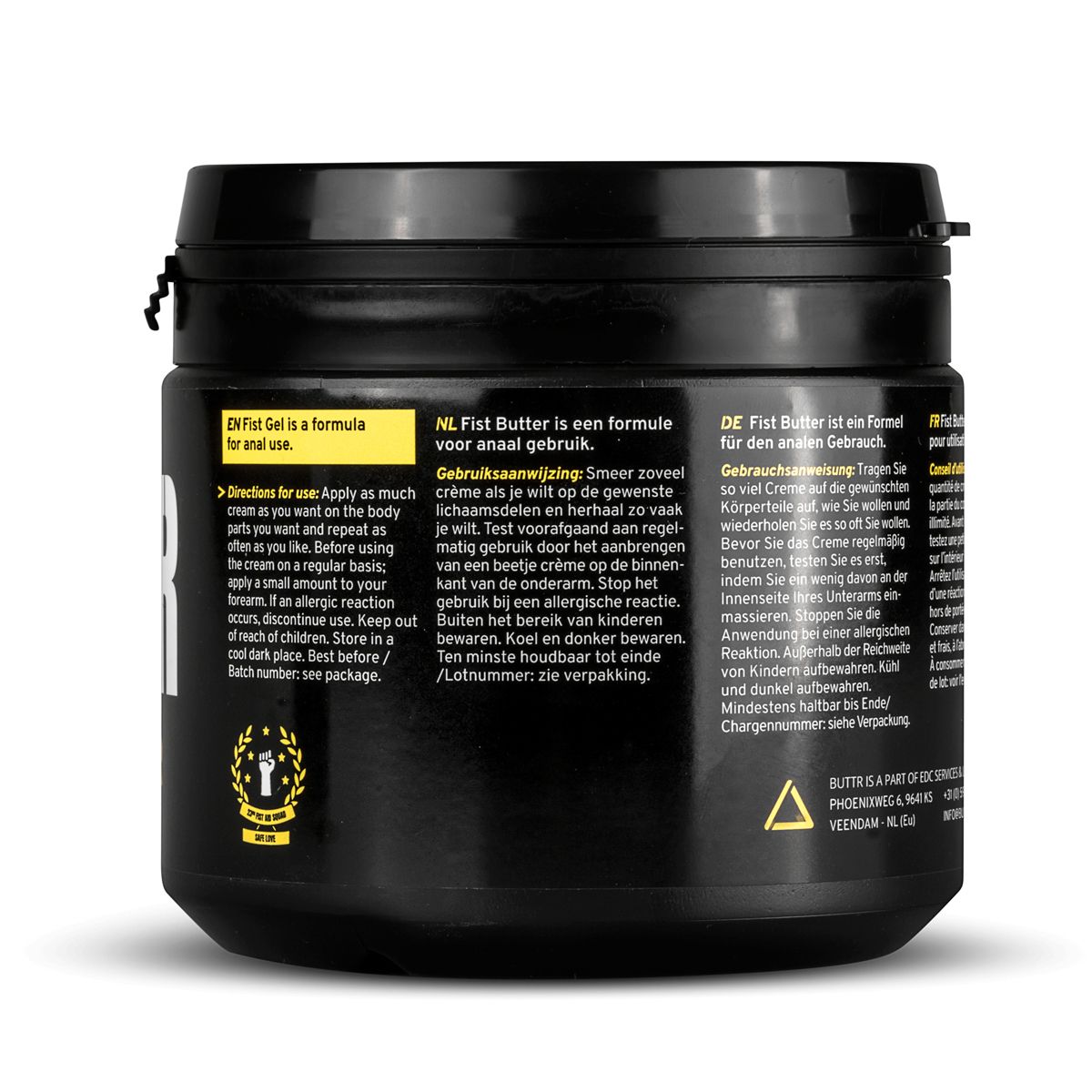 BUTTR - Fisting Butter - 500 ml - Afbeelding 5