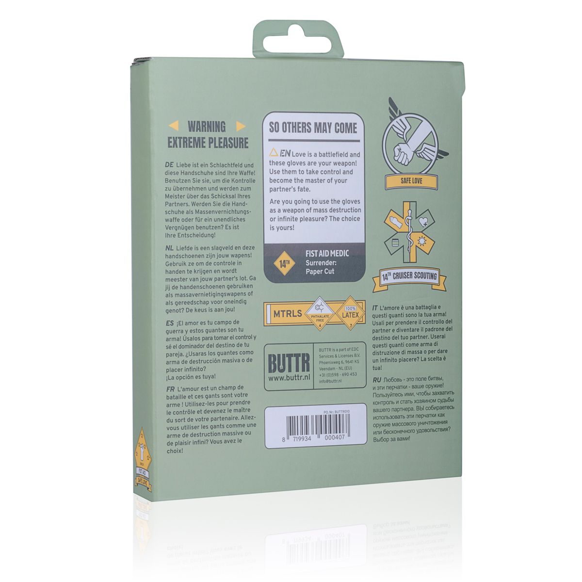 BUTTR - Gauntlets Fisting Handschoenen - Afbeelding 4