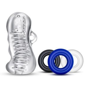 Blush - Quickie Kit Jerk Off Sleeve en Cockring Set