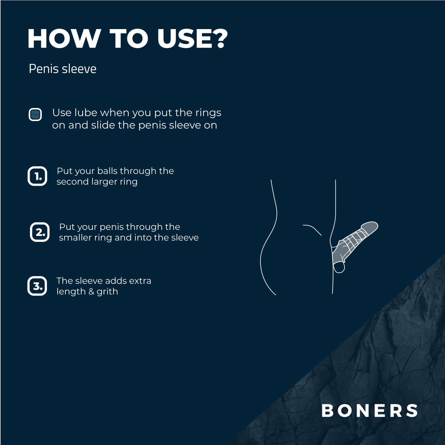 Boners Ondersteunende Penis Sleeve - Afbeelding 3