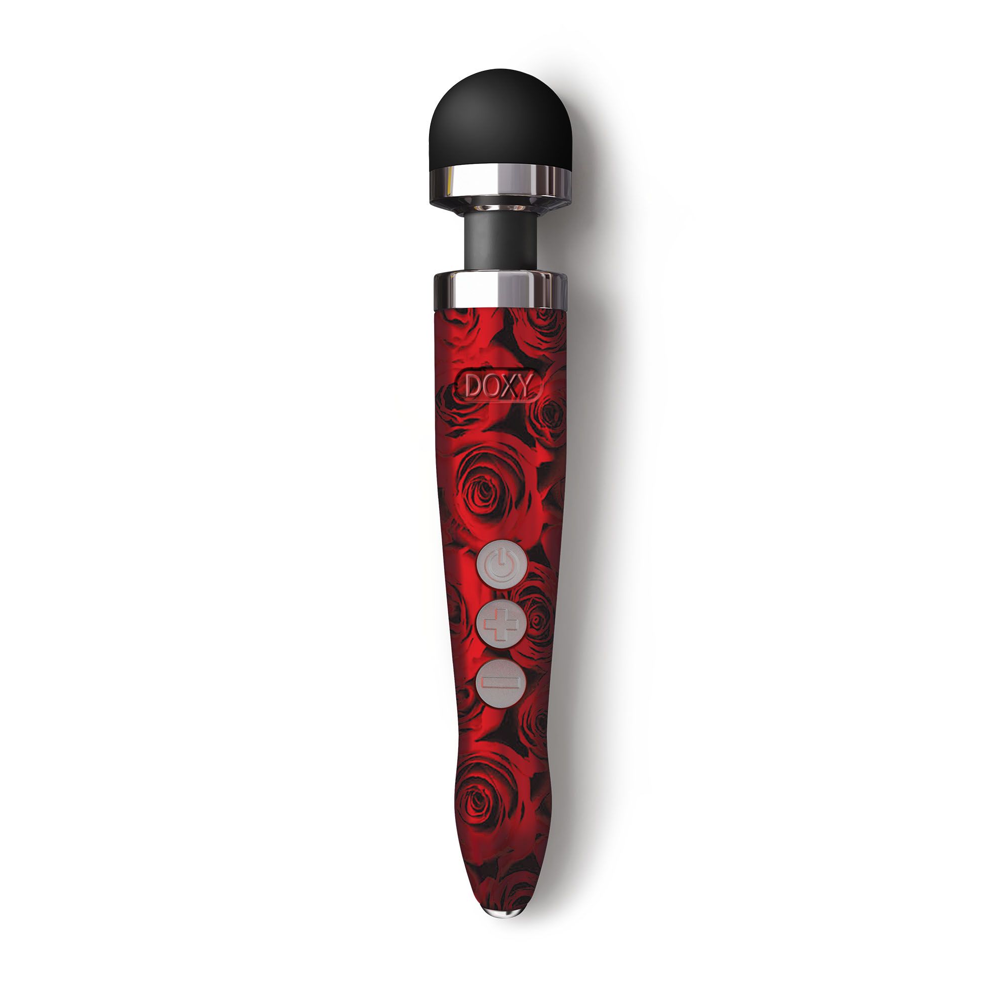 Doxy - Die Cast 3R Oplaadbare Wand Massager Rose Pattern - Afbeelding 2