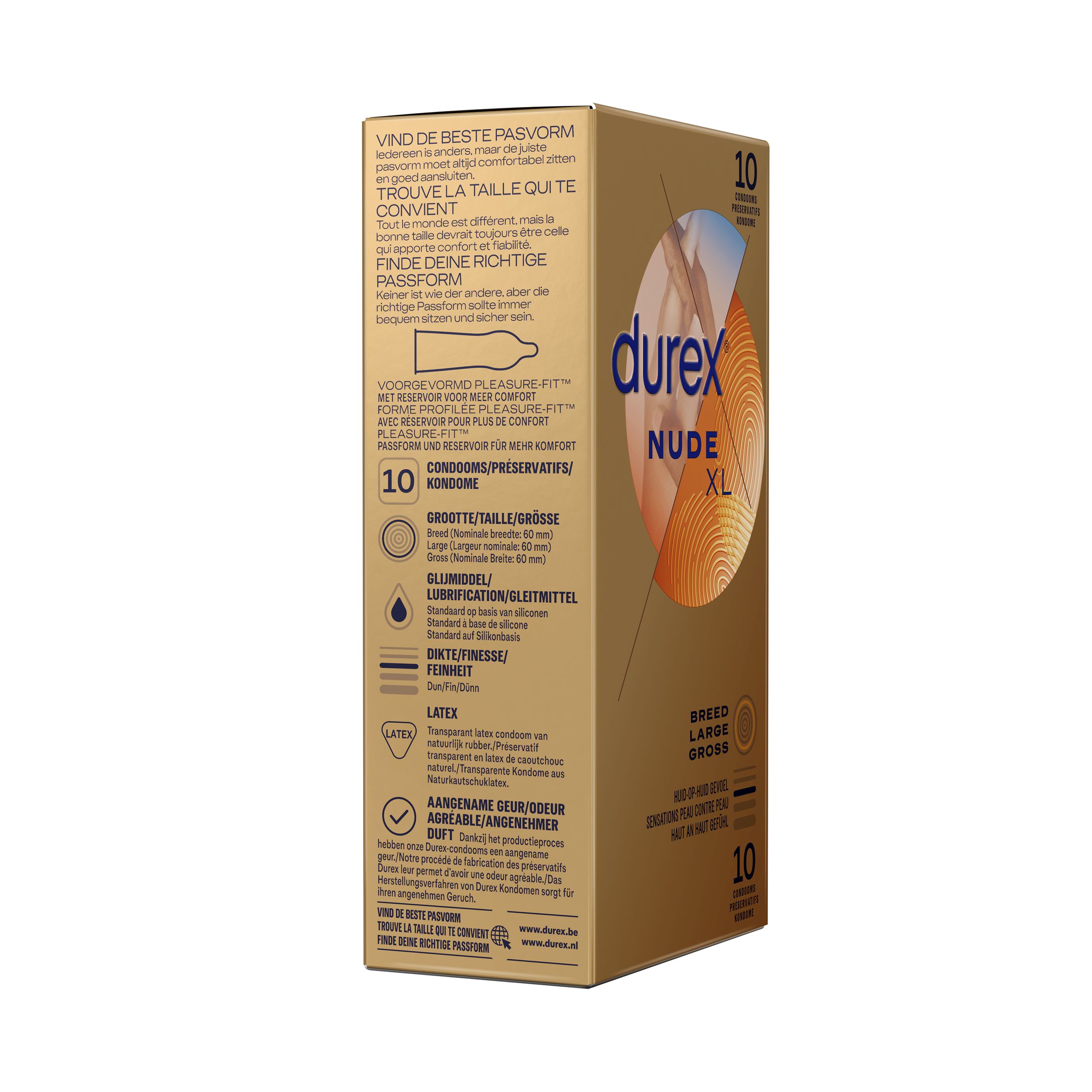 Durex Condooms Nude XL - 10 stuks - Afbeelding 3