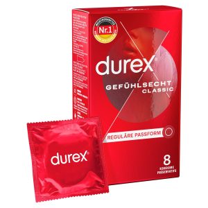 Durex – Thin Feel Classic Condooms – 8 Stuks
