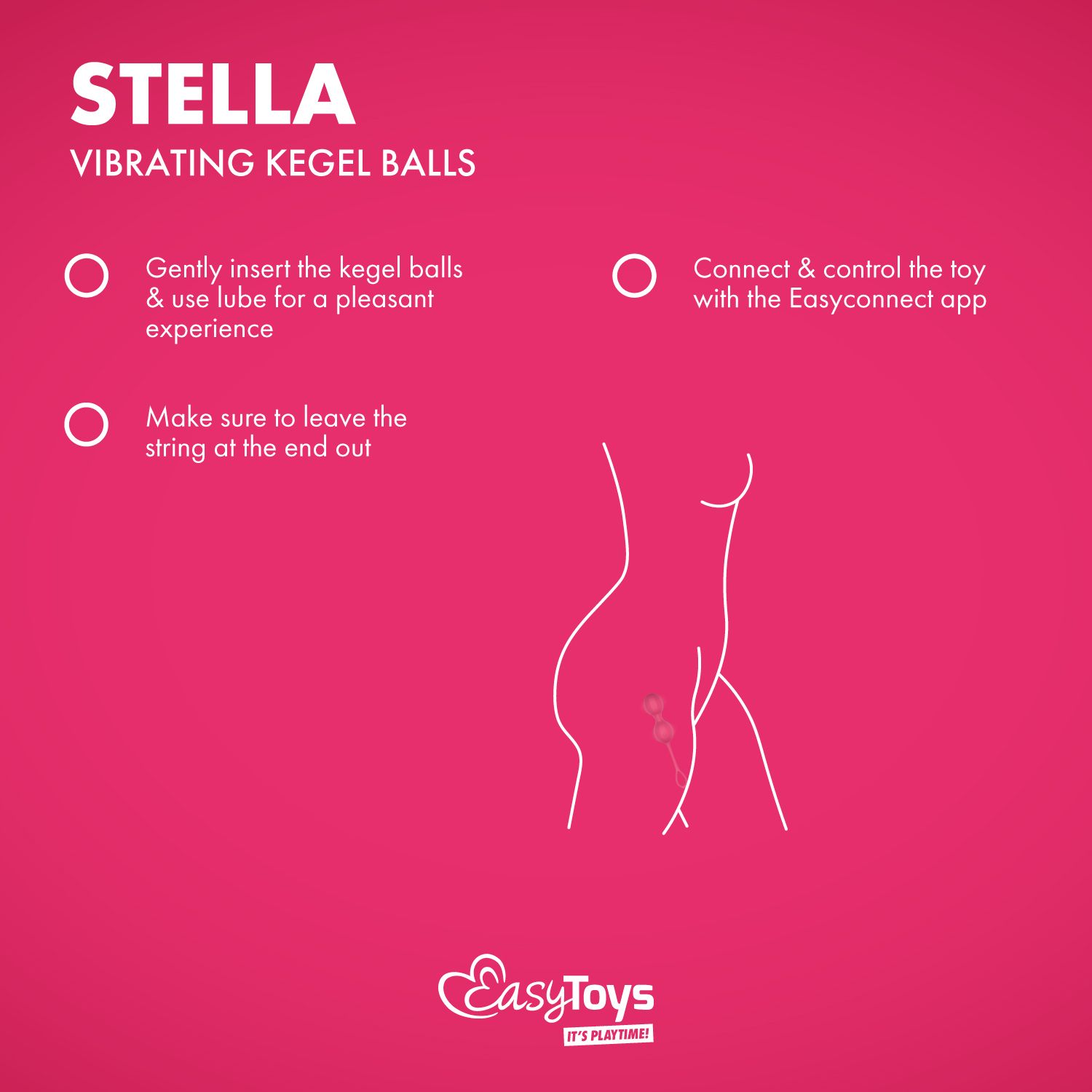 EasyConnect - Vibrerende Kegel Balletjes Stella app gestuurd - Afbeelding 5
