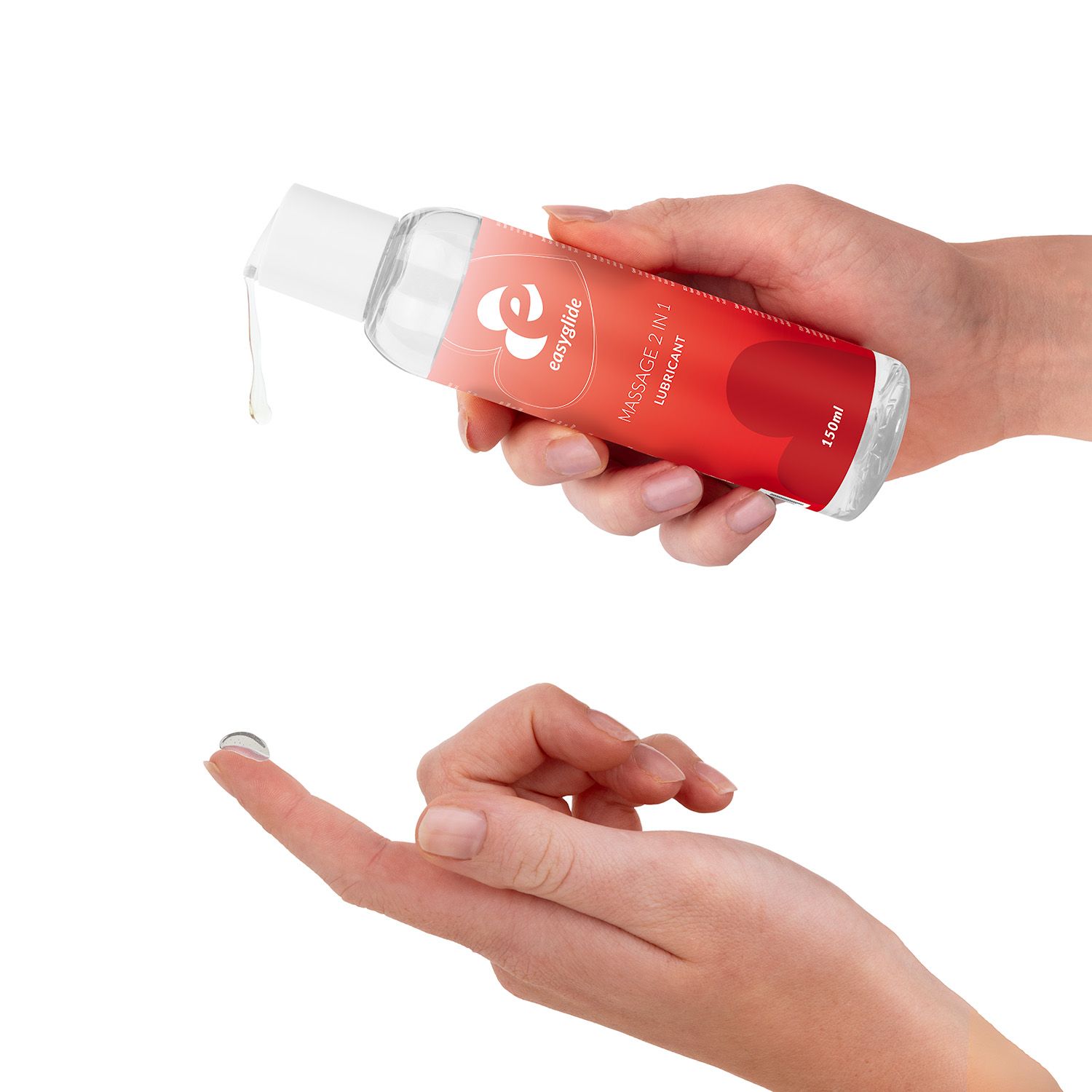 EasyGlide - 2 in 1 Massage En Glijmiddel Op Waterbasis - 150 ml - Afbeelding 4