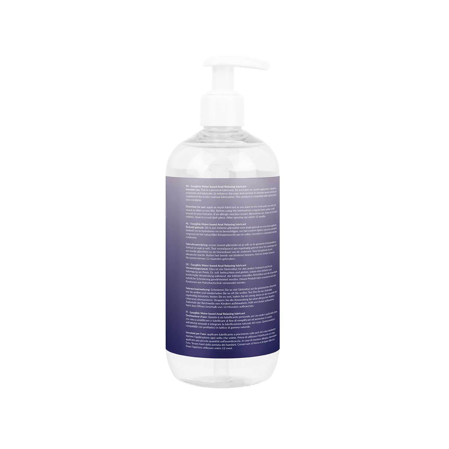 EasyGlide Anal Relaxing Glijmiddel - 500 ml - Afbeelding 3