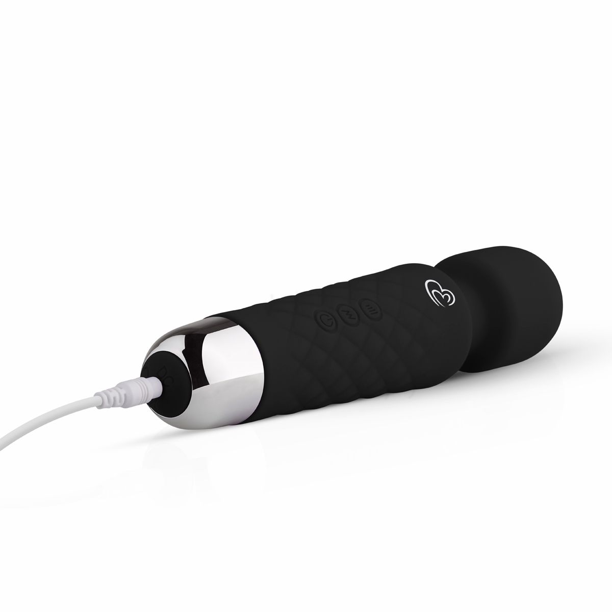 EasyToys Mini Wand Vibrator - Zwart - Afbeelding 4