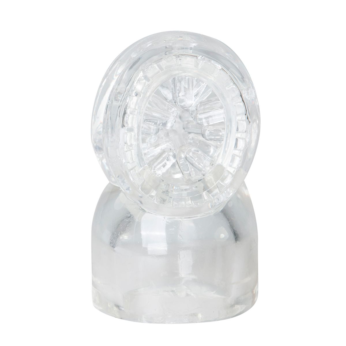 EasyToys Wand Collection – Opzetstuk Met Masturbator - Clear - Afbeelding 3