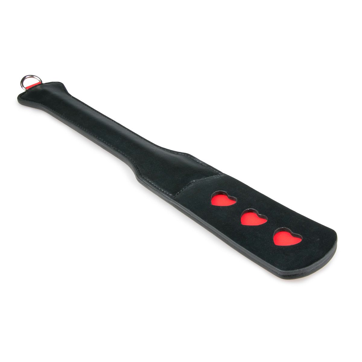Easytoys Fetish - Lange leren paddle met hartje - Afbeelding 3
