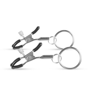 Easytoys Fetish - Metalen Tepelklemmen Met Ring