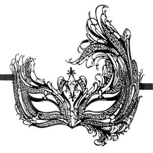 Easytoys Fetish - Open Venetiaans Masker - Zwart