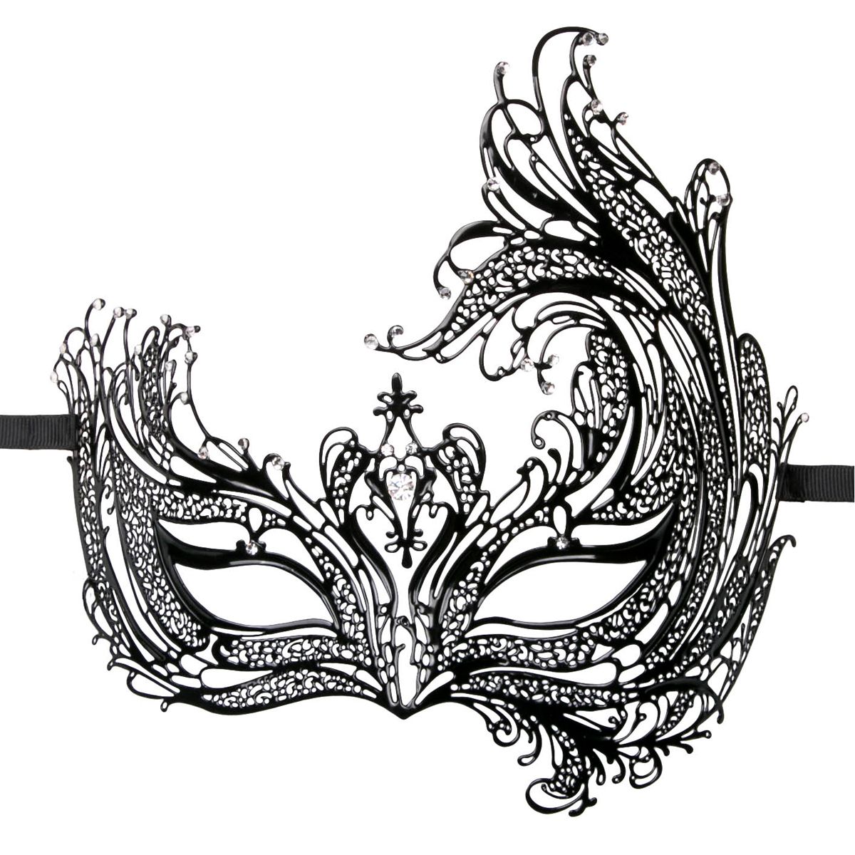 Easytoys Fetish - Open Venetiaans Masker - Zwart
