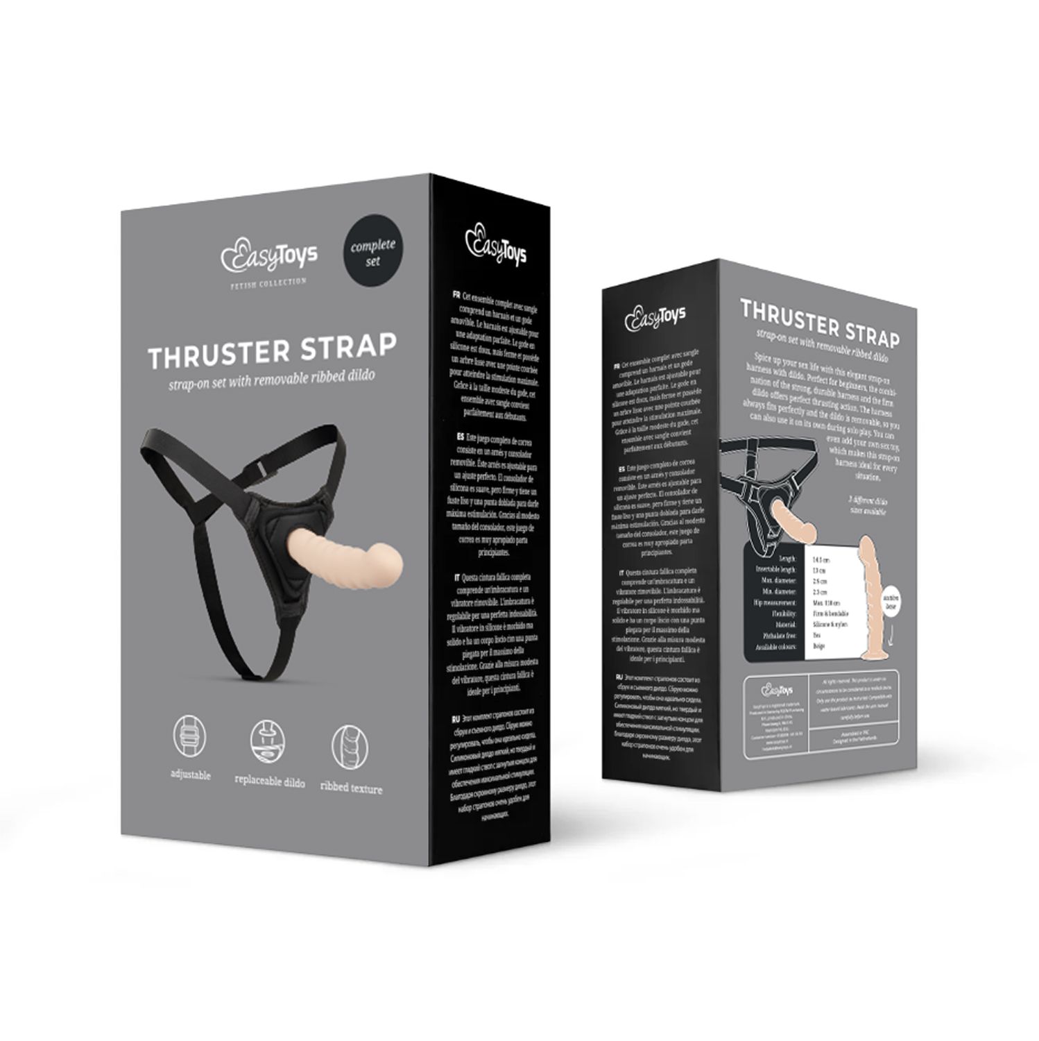 Easytoys Fetish - Strap-On Dildo met Harnas - Afbeelding 3