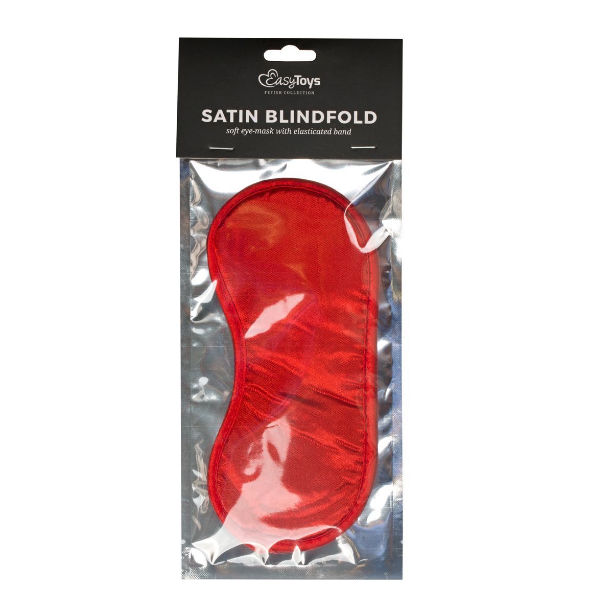 Easytoys Fetish - satijnen oogmasker - Rood - Afbeelding 2