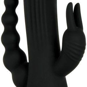 Evolved - Trifecta Rabbit Vibrator - Zwart