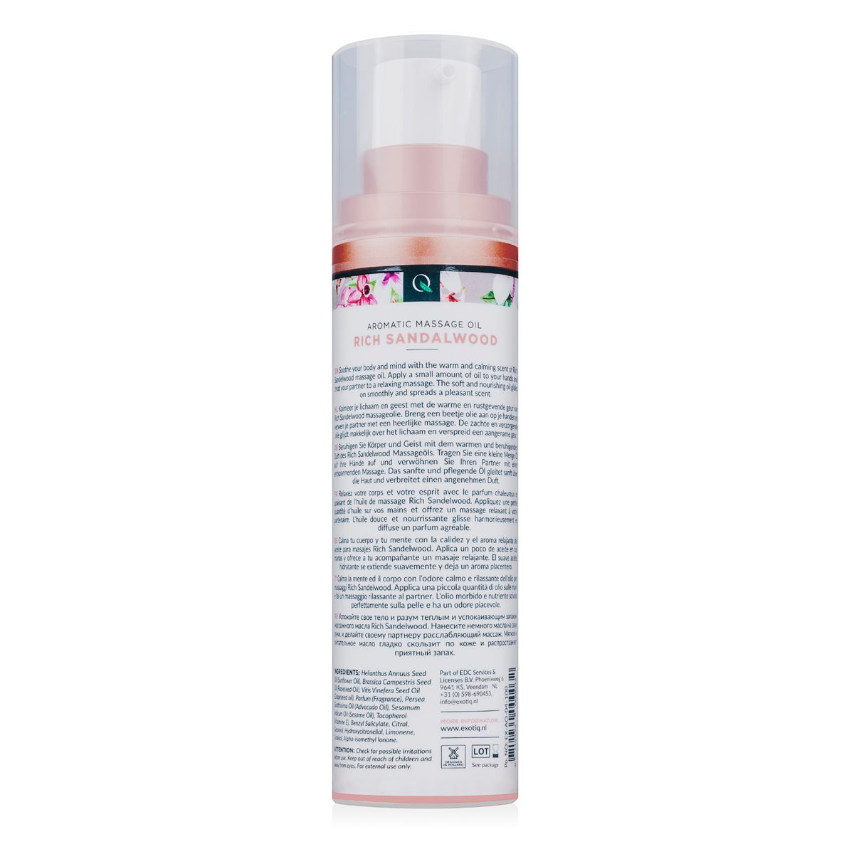 Exotiq Massageolie Rich Sandalwood - 100 ml - Afbeelding 5
