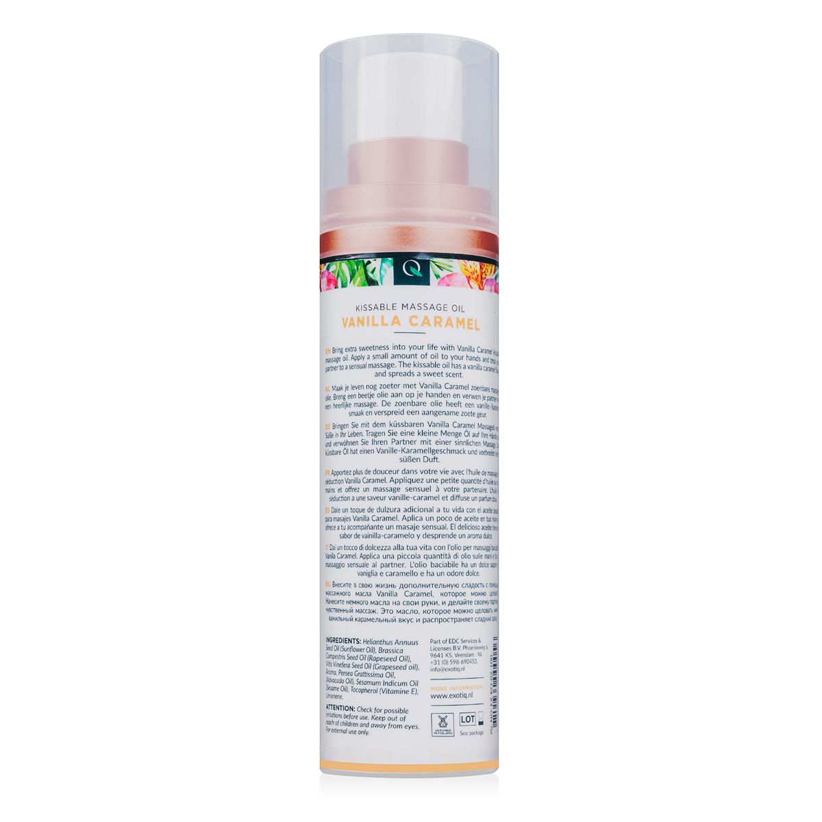 Exotiq Massageolie Vanilla Caramel - 100 ml - Afbeelding 5