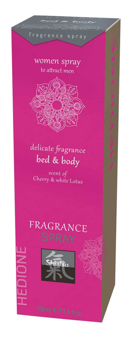 Feromonen Bed & Body Spray Voor Vrouwen - Kers & Witte Lotus - Afbeelding 3