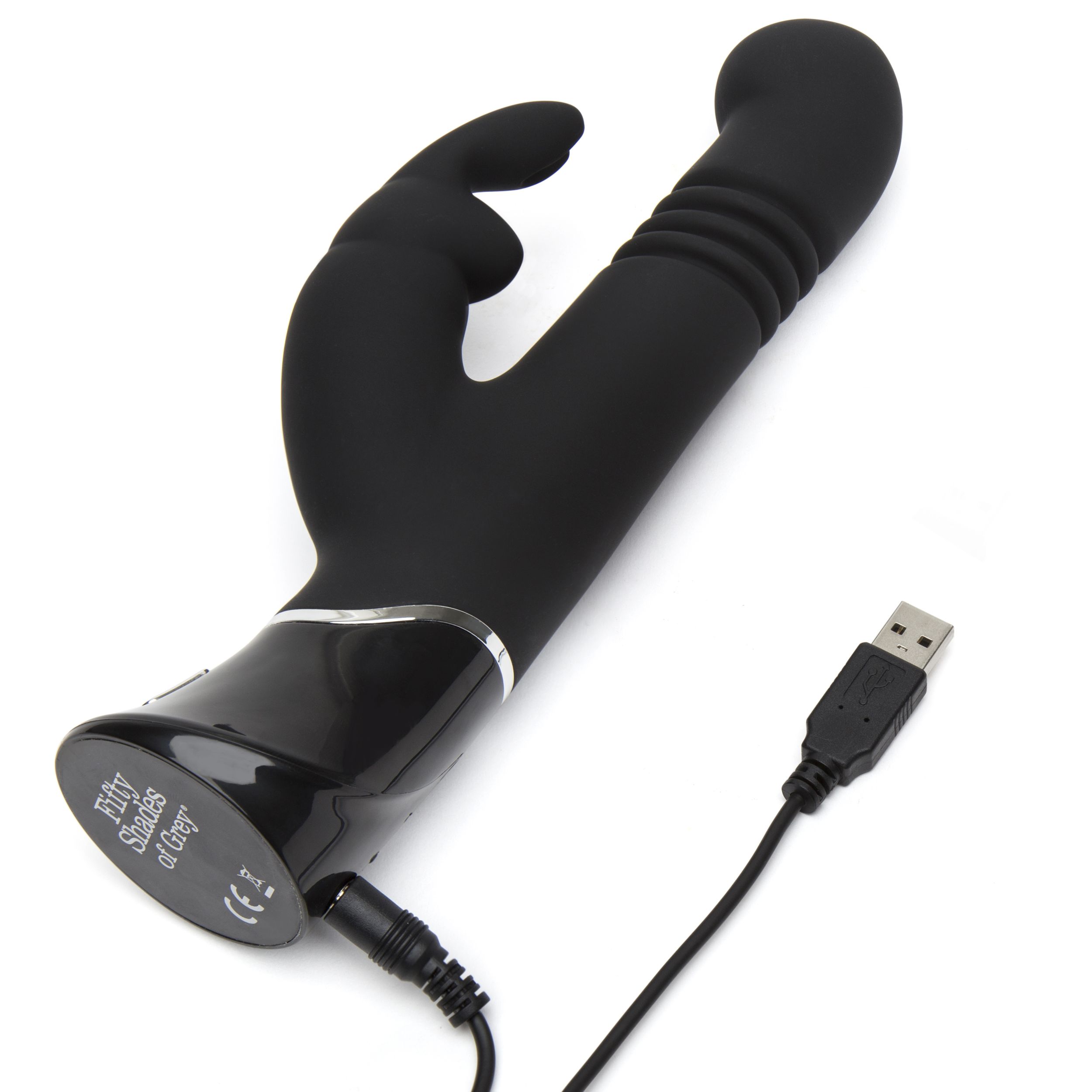 Fifty Shades of Grey – GREEDY GIRL Thrusting G-Spot Vibrator – Zwart - Afbeelding 3