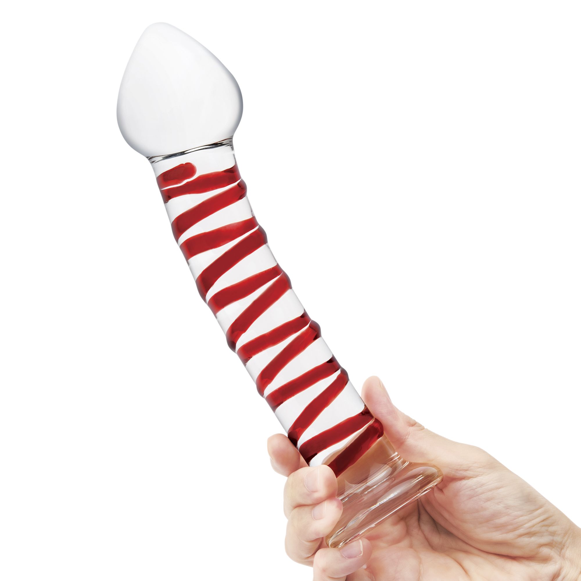 Glas - Mr. Swirly Dildo 20,3 cm - Afbeelding 2