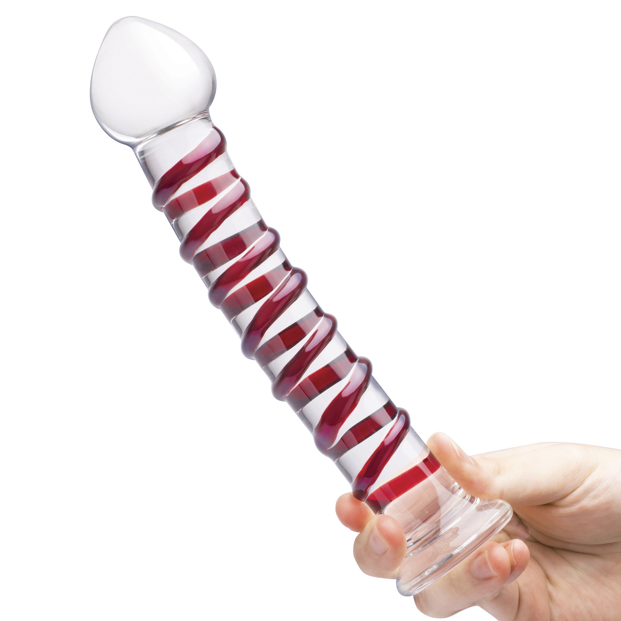 Glas - Mr. Swirly Dildo 25,5 cm - Afbeelding 2