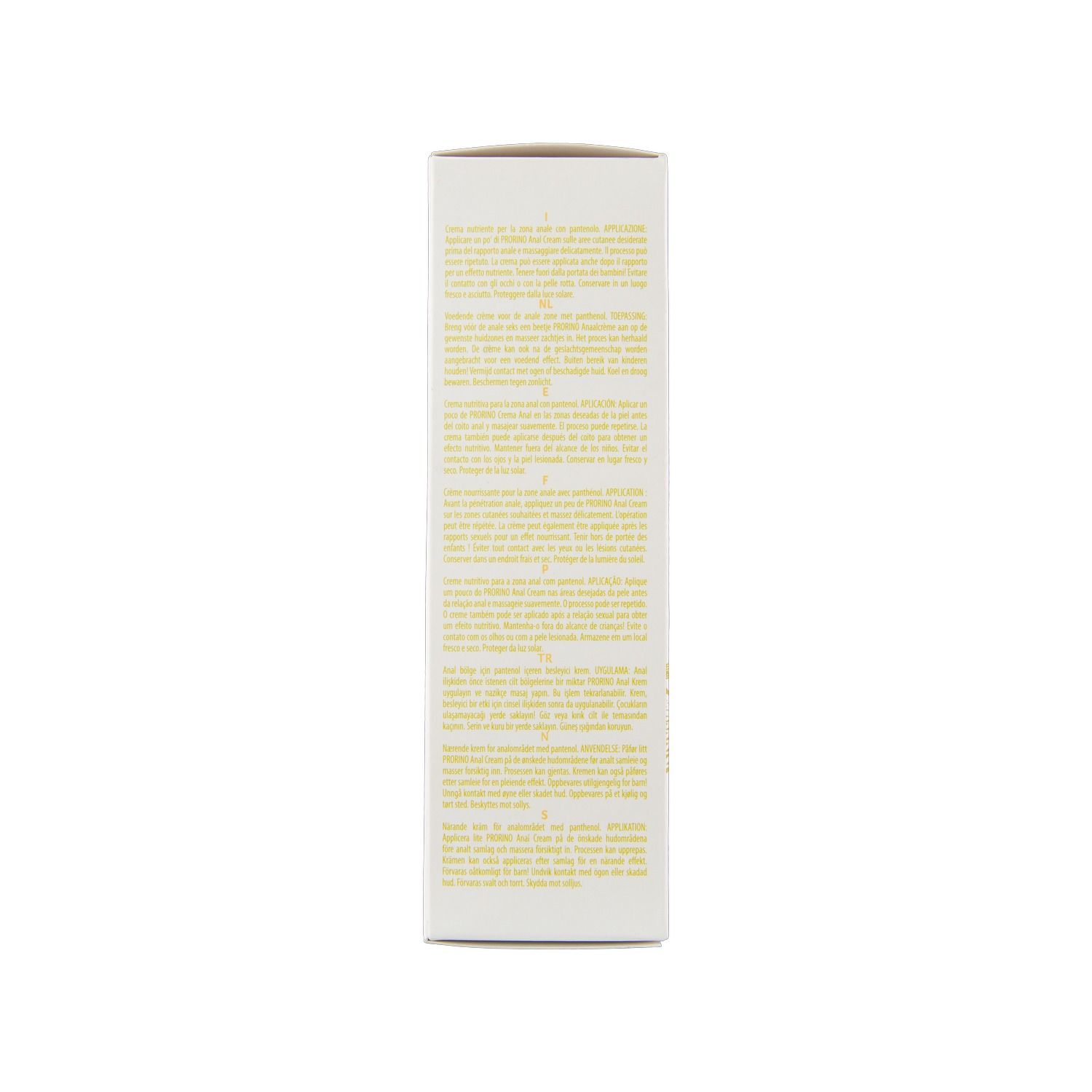 HOT - PRORINO Sensitive Anal Comfort Cream - 100 ml - Afbeelding 4