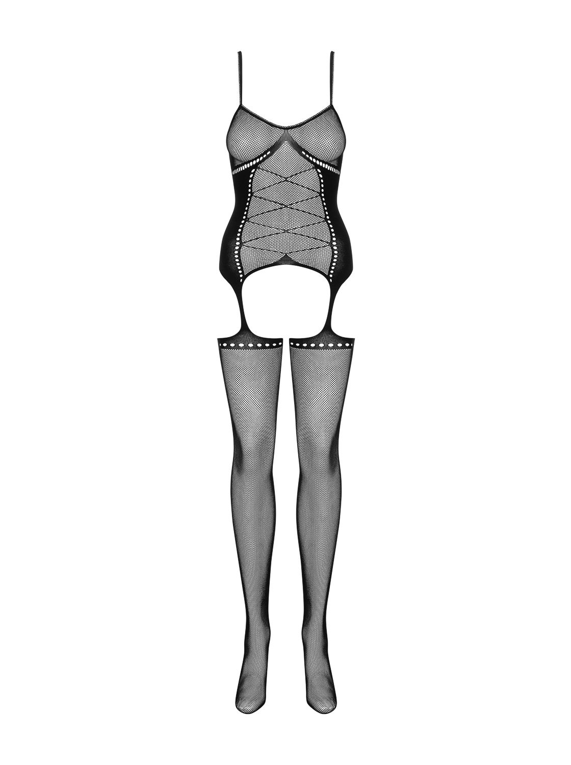 Jarretel Catsuit Met Body Design - Afbeelding 3