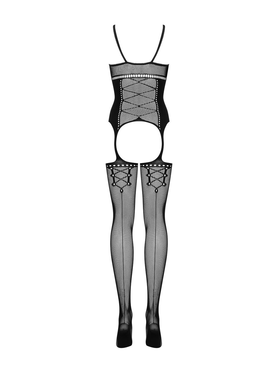 Jarretel Catsuit Met Body Design - Afbeelding 4