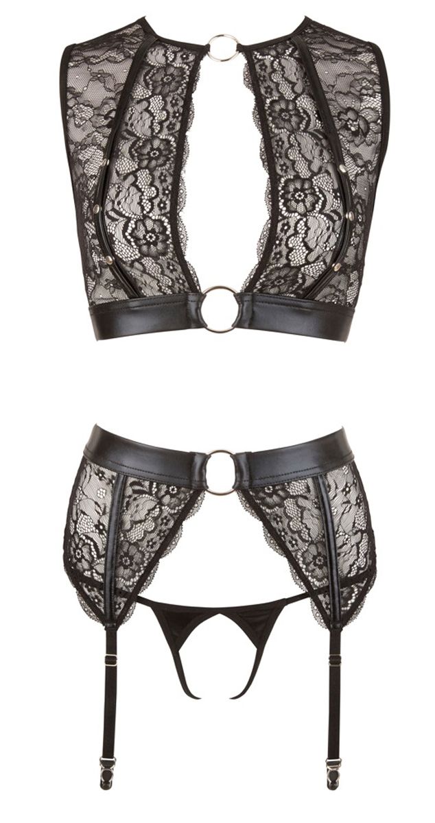 Kanten Bondage Lingerieset - Afbeelding 5