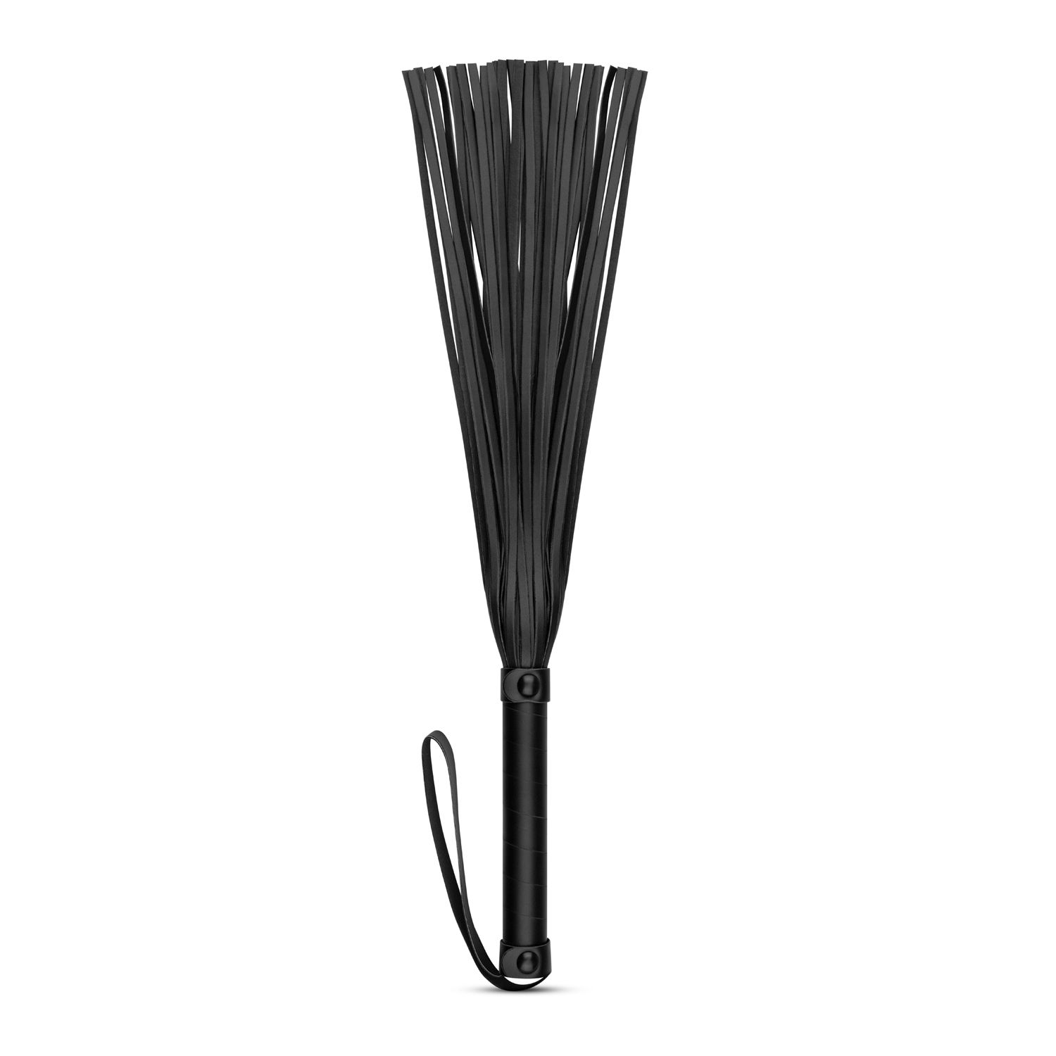 Kunstleren Flogger - Zwart - Afbeelding 2