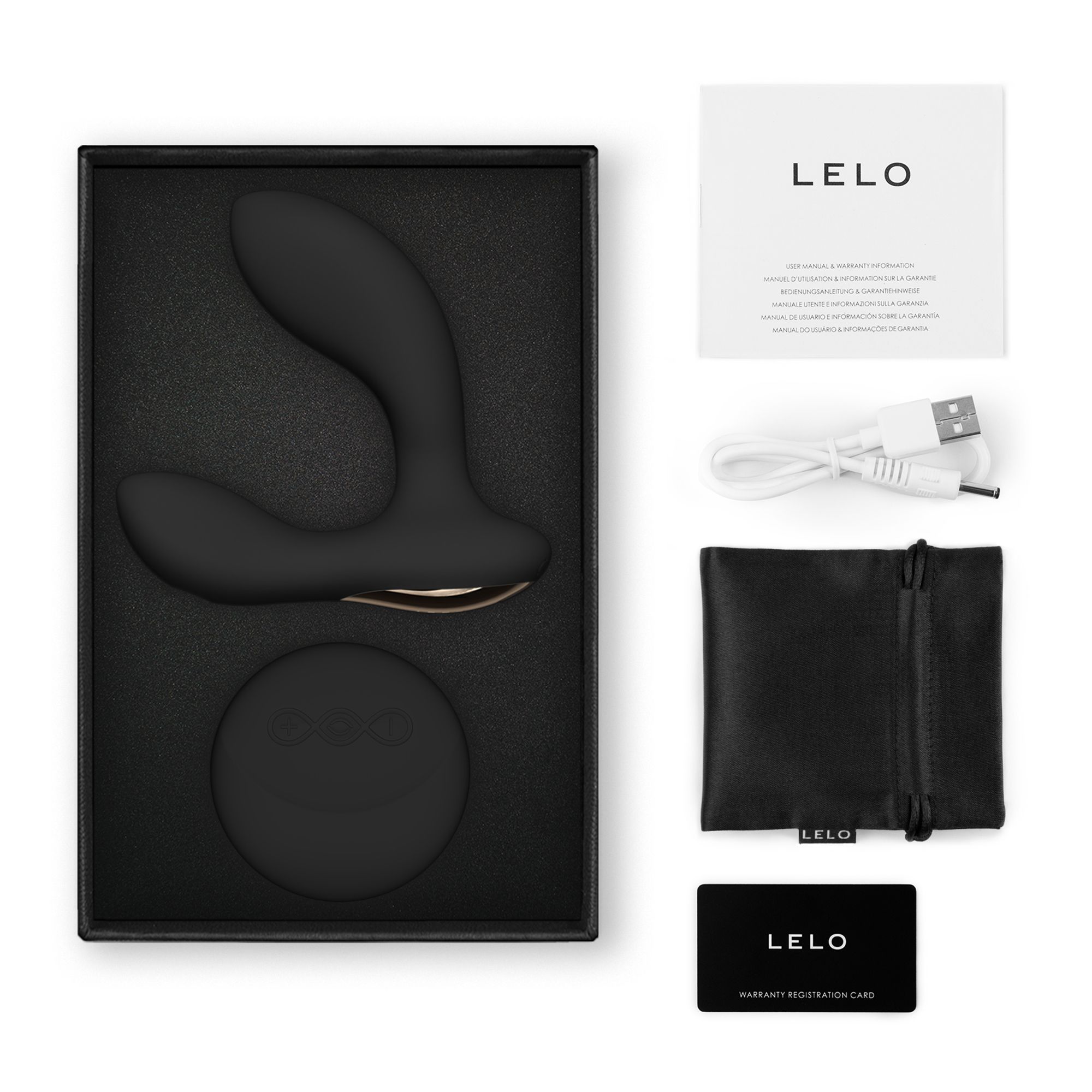 LELO - Hugo 2 Prostaat Vibrator met Afstandsbediening - Zwart - Afbeelding 2