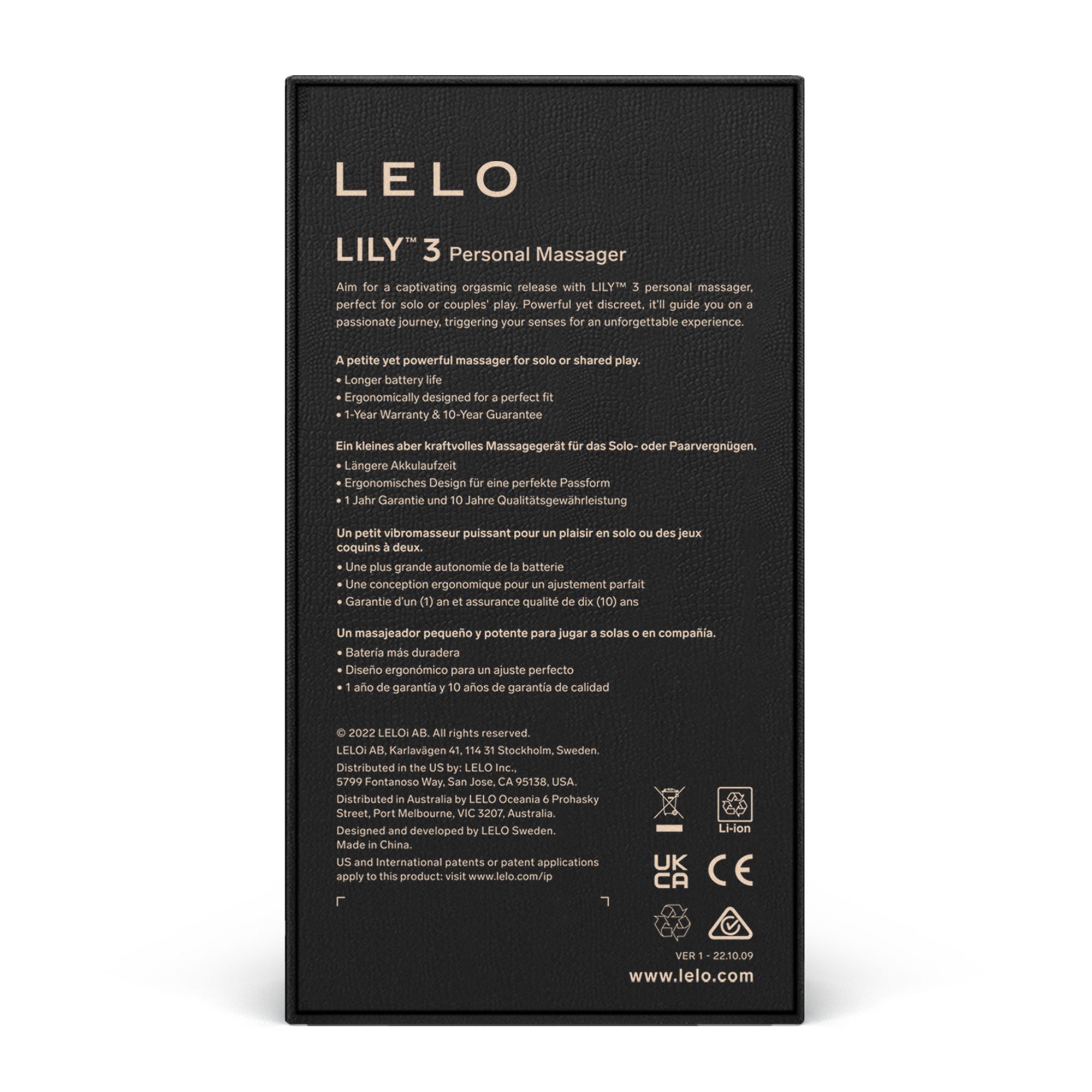 LELO- Lily 3 Personal Massager - Polair Green - Afbeelding 4
