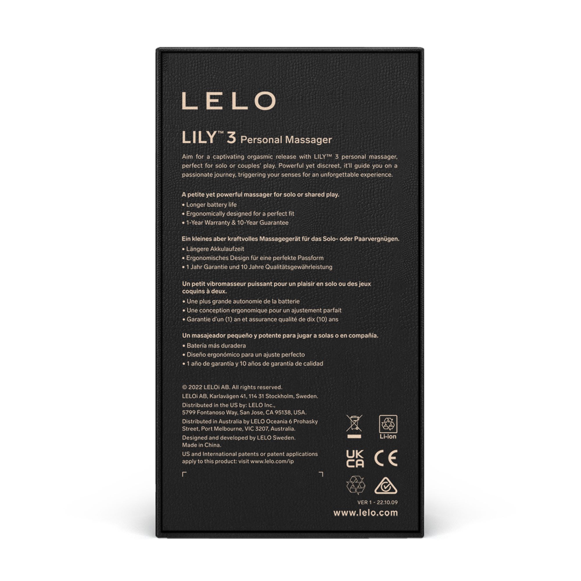 LELO- Lily 3 Personal Massager - Sweet Lavendel - Afbeelding 4
