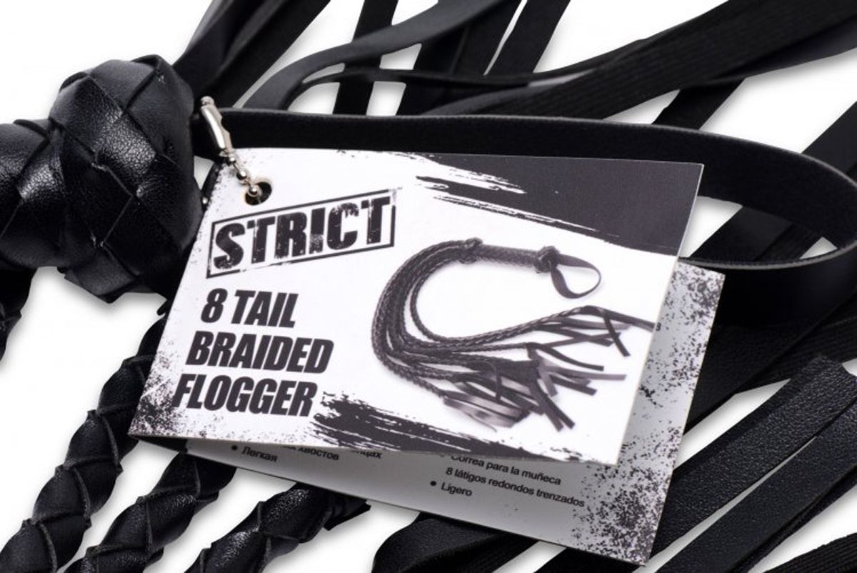 Lange Gevlochten Flogger - Afbeelding 4