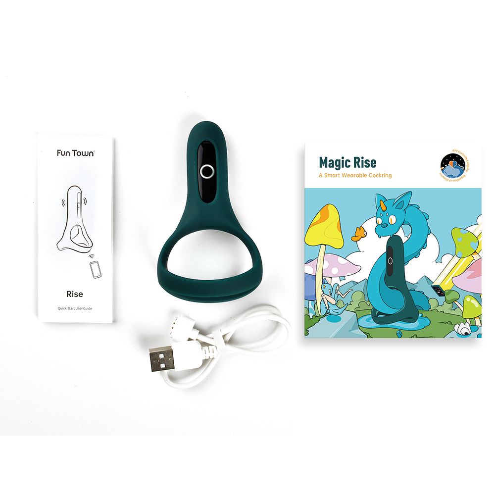 Magic Motion - Rise Smart Vibrerende Cockring - Groen - Afbeelding 2
