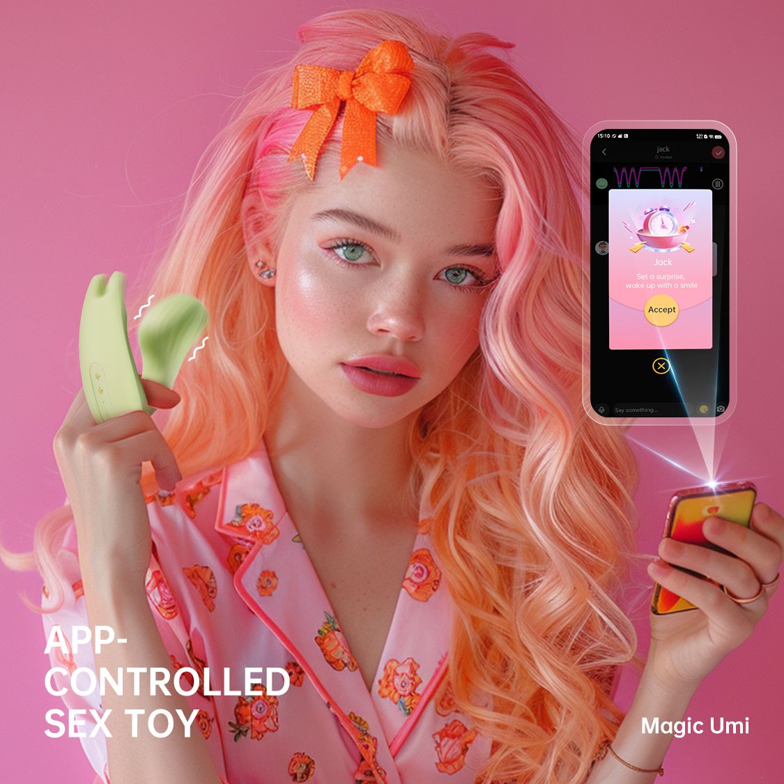 Magic Motion - Umi Smart Wearable Vibrator - Groen - Afbeelding 2