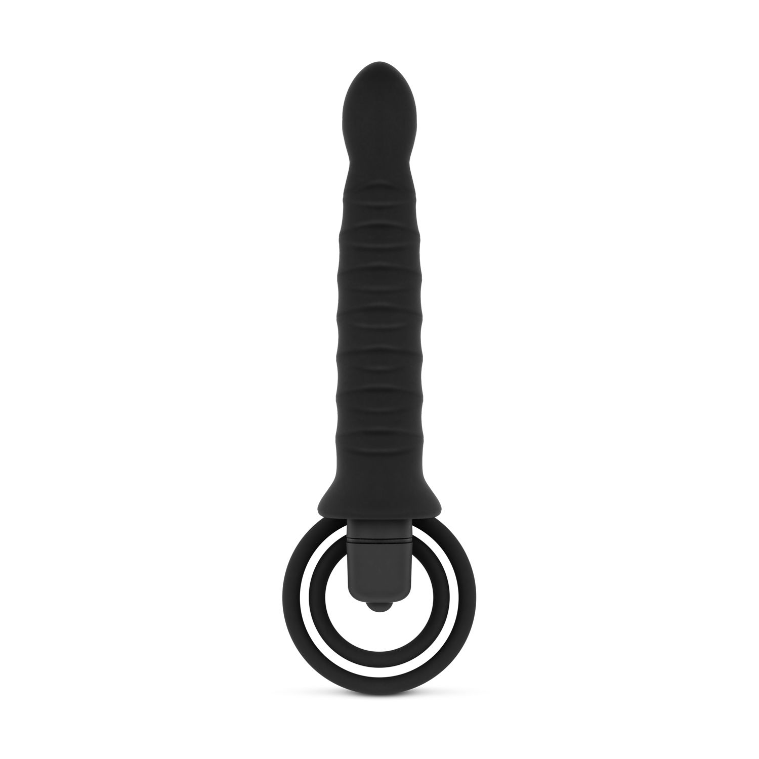 Men Only - Vibrerende Dildo met Penisring - Afbeelding 4