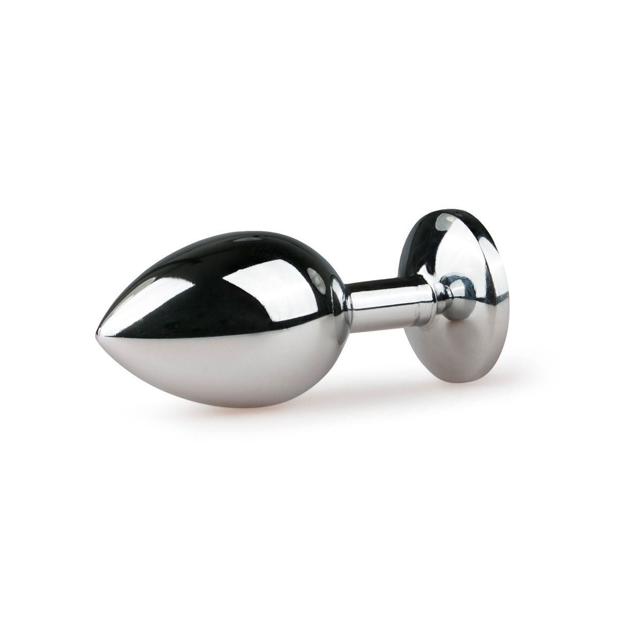 Metalen buttplug Zilver/Roze - M - Afbeelding 3