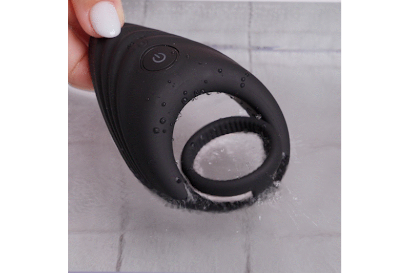 Nexus - Vibrerende Cockring Met Dubbele Stimulatie - Afbeelding 2