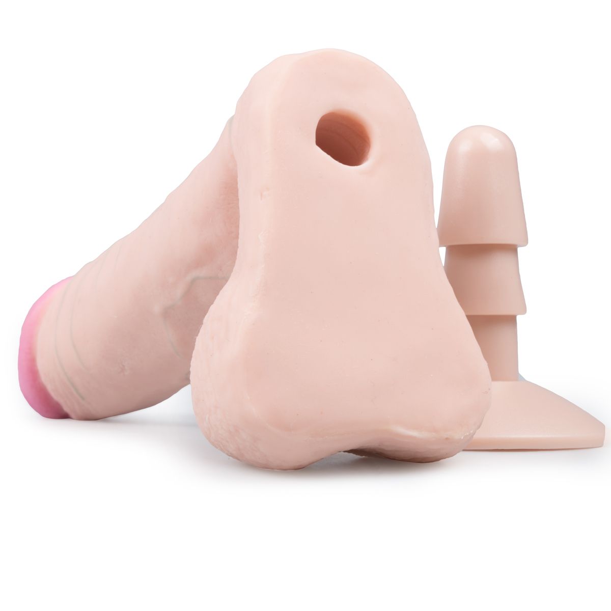 Realistic Cock Ultraskyn Realistische Dildo Met Balzak - 21 cm - Afbeelding 5