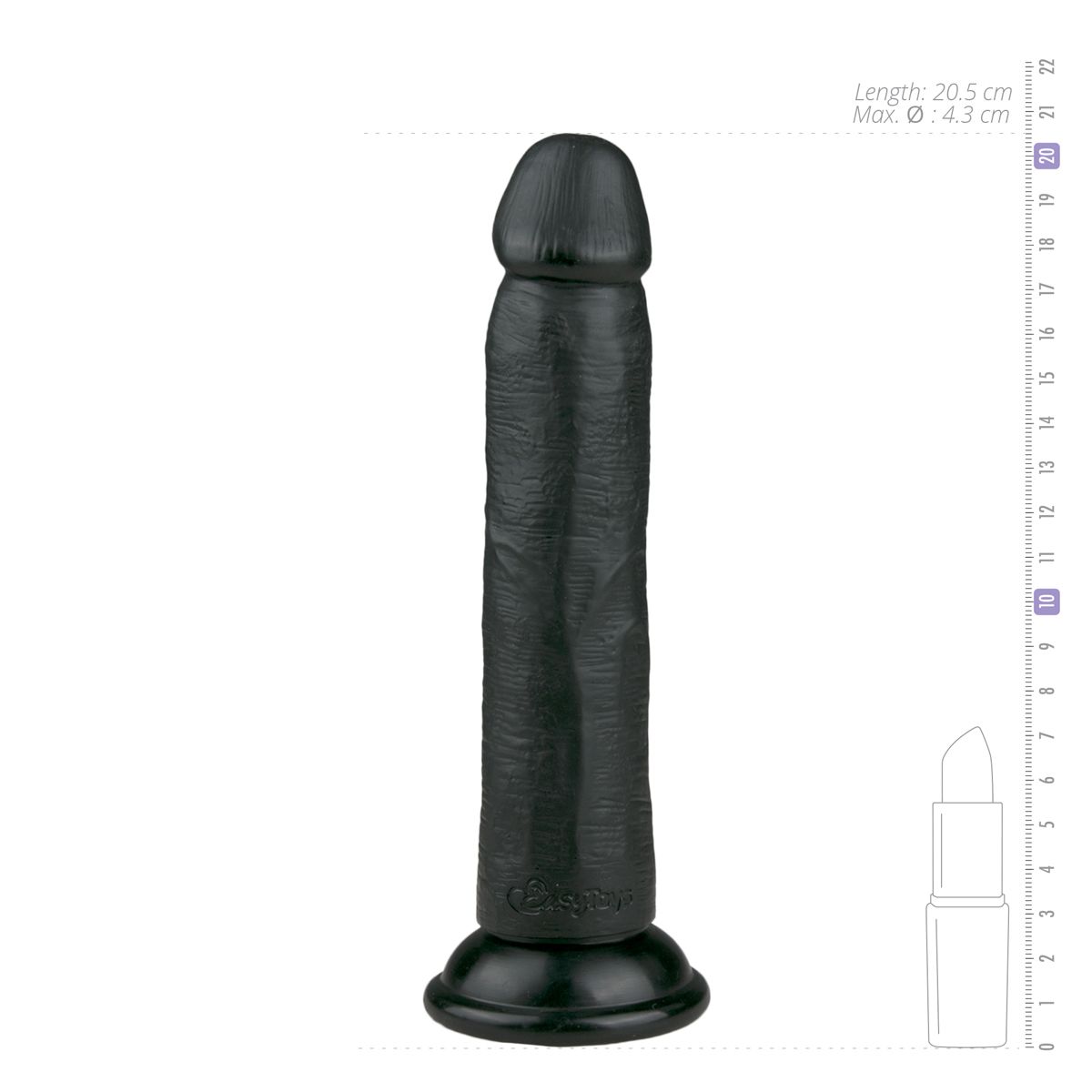 Realistische Dildo Met Zuignap - 20,5 cm - Afbeelding 5