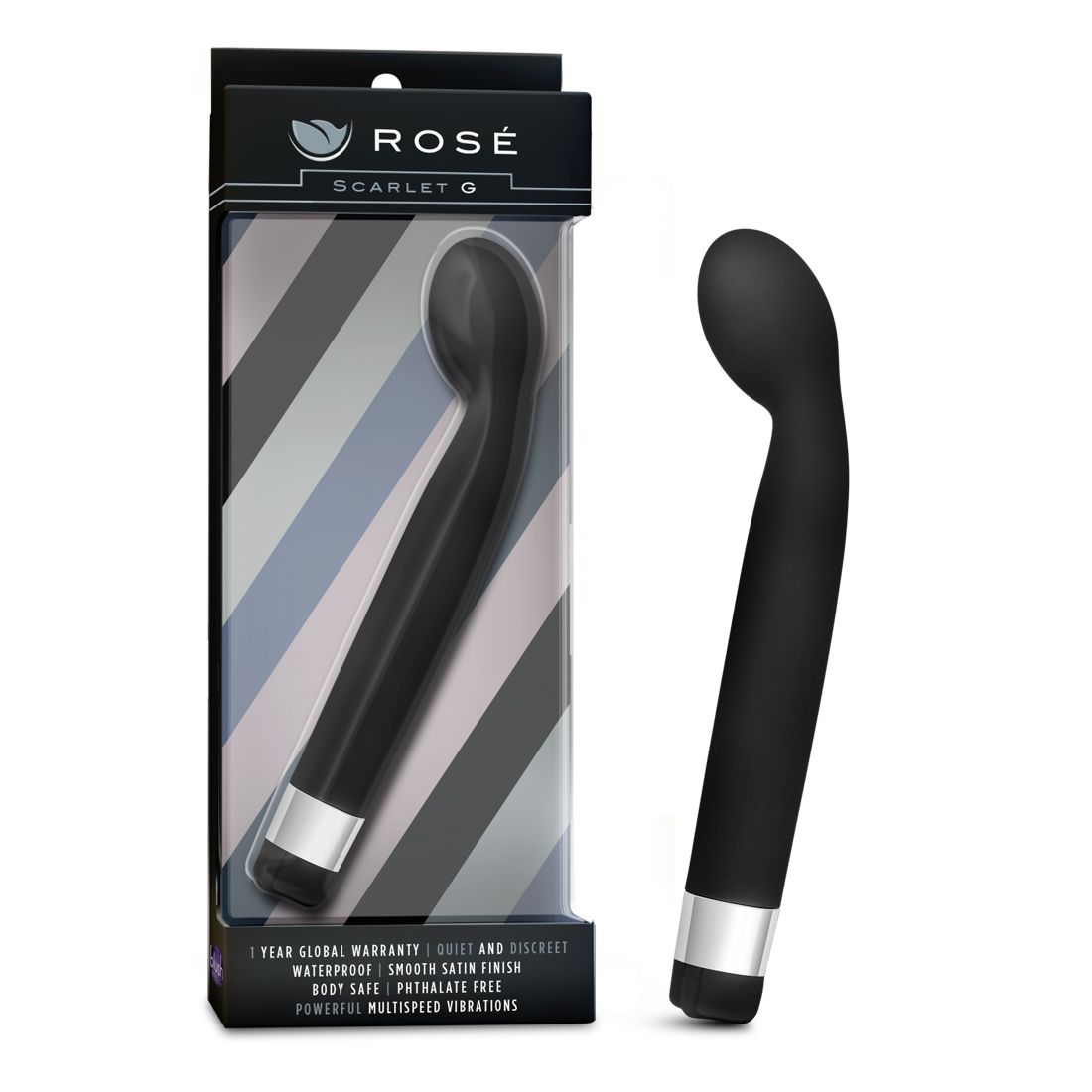 Rose - Scarlet G-spot Vibrator - Zwart - Afbeelding 5
