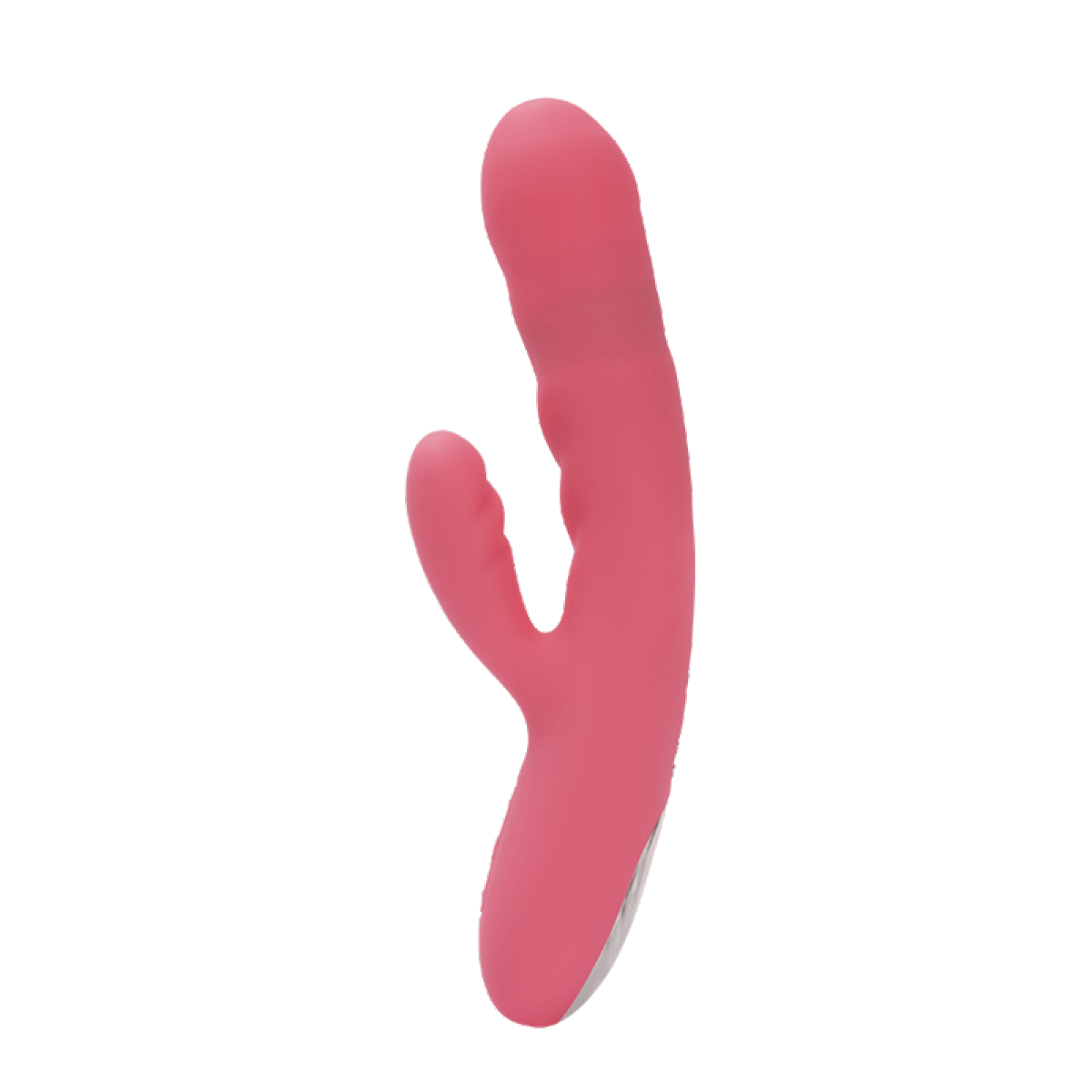 SVAKOM - Avery Thrusting Rabbit Vibrator - Aardbei Roze - Afbeelding 3
