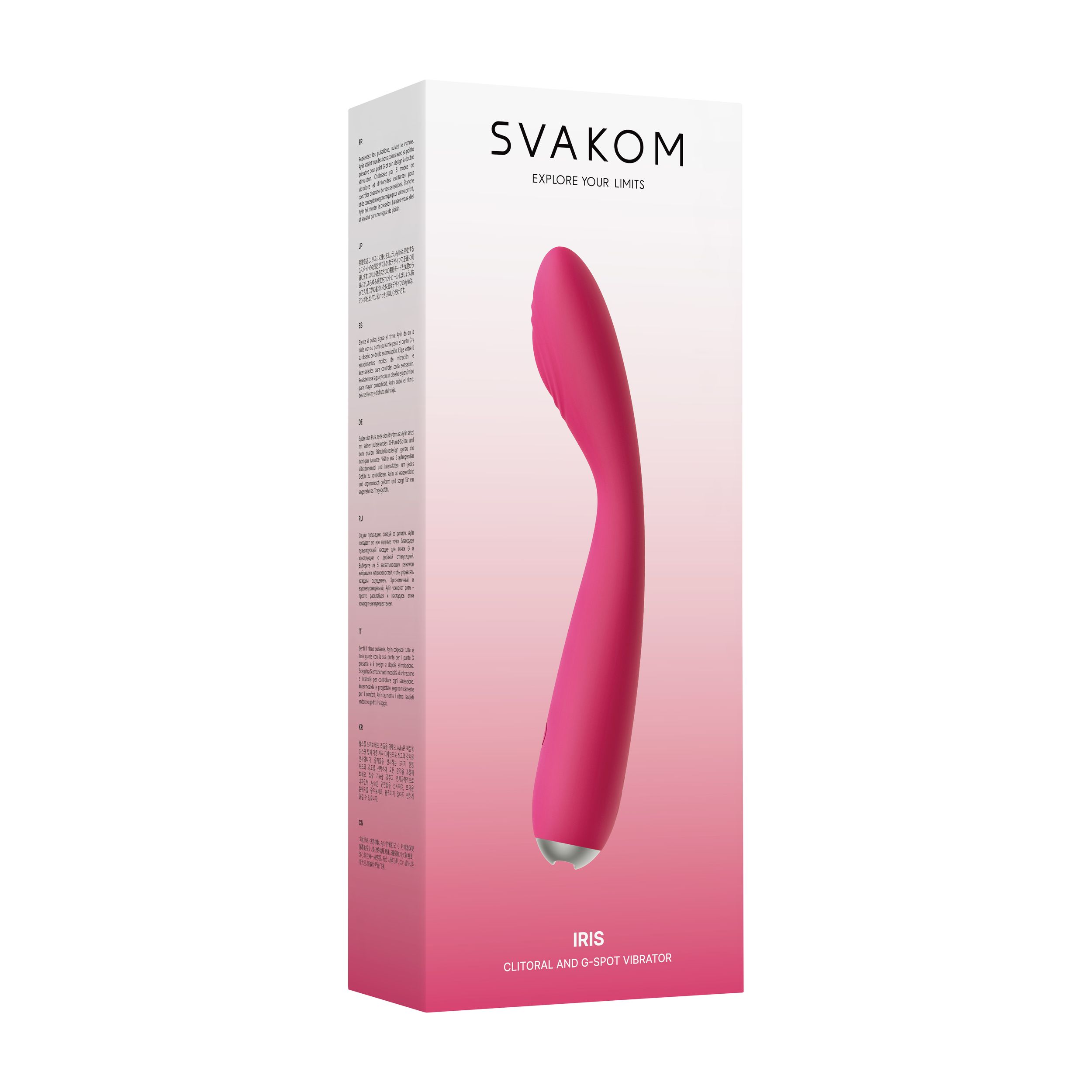 SVAKOM - Iris G-Spot En Clitoris Vibrator - Plum Red - Afbeelding 4