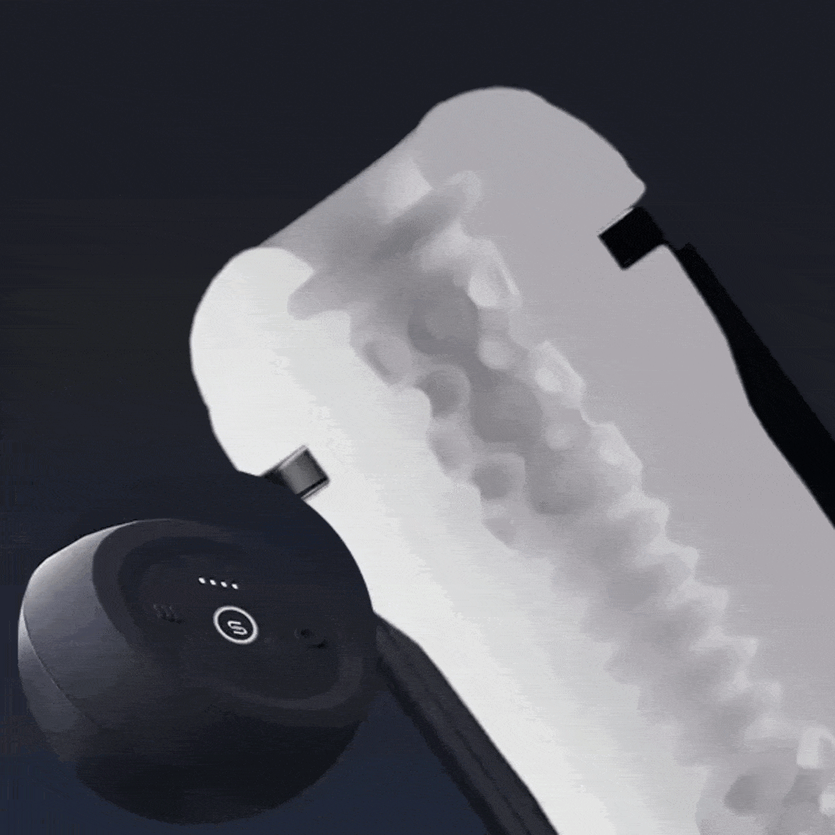 SVAKOM - Sam Neo 2 PRO Interactieve Masturbator - Blauw - Afbeelding 2