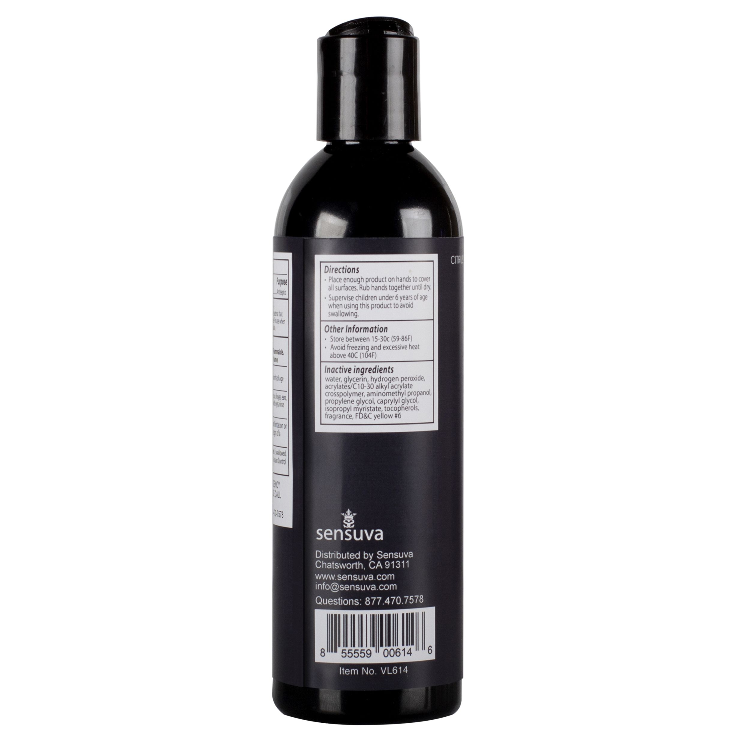 Sensuva - Hand Sanitizer Gel Sweet Citrus 240 ml - Afbeelding 2